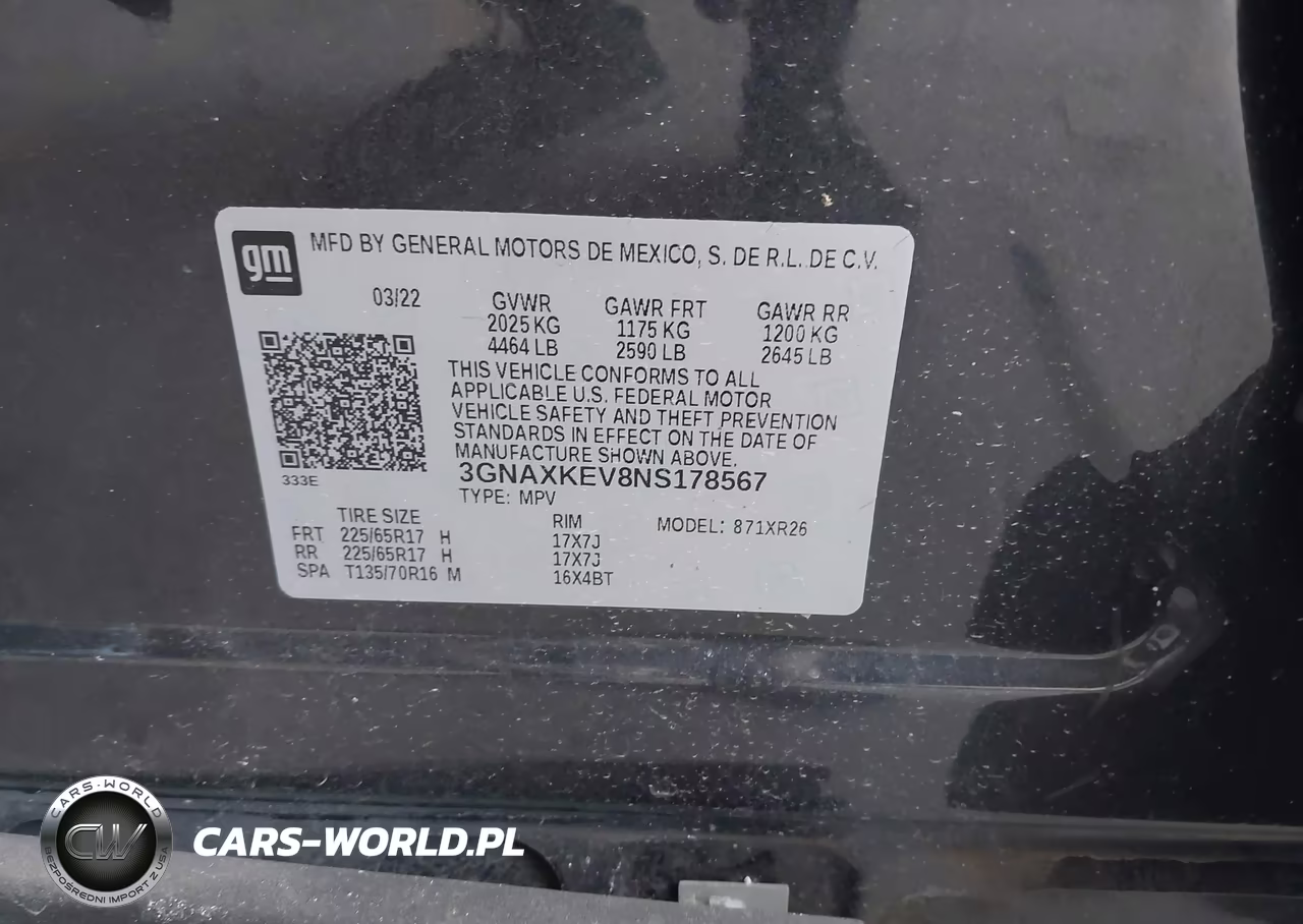2022 Chevrolet Equinox Fwd Lt VIN:3GNAXKEV8NS178567 - 9