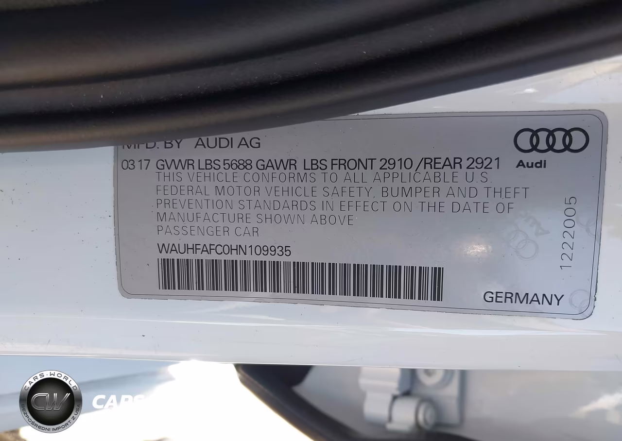 2017 Audi S6 Prestige VIN:WAUHFAFC0HN109935 - 9