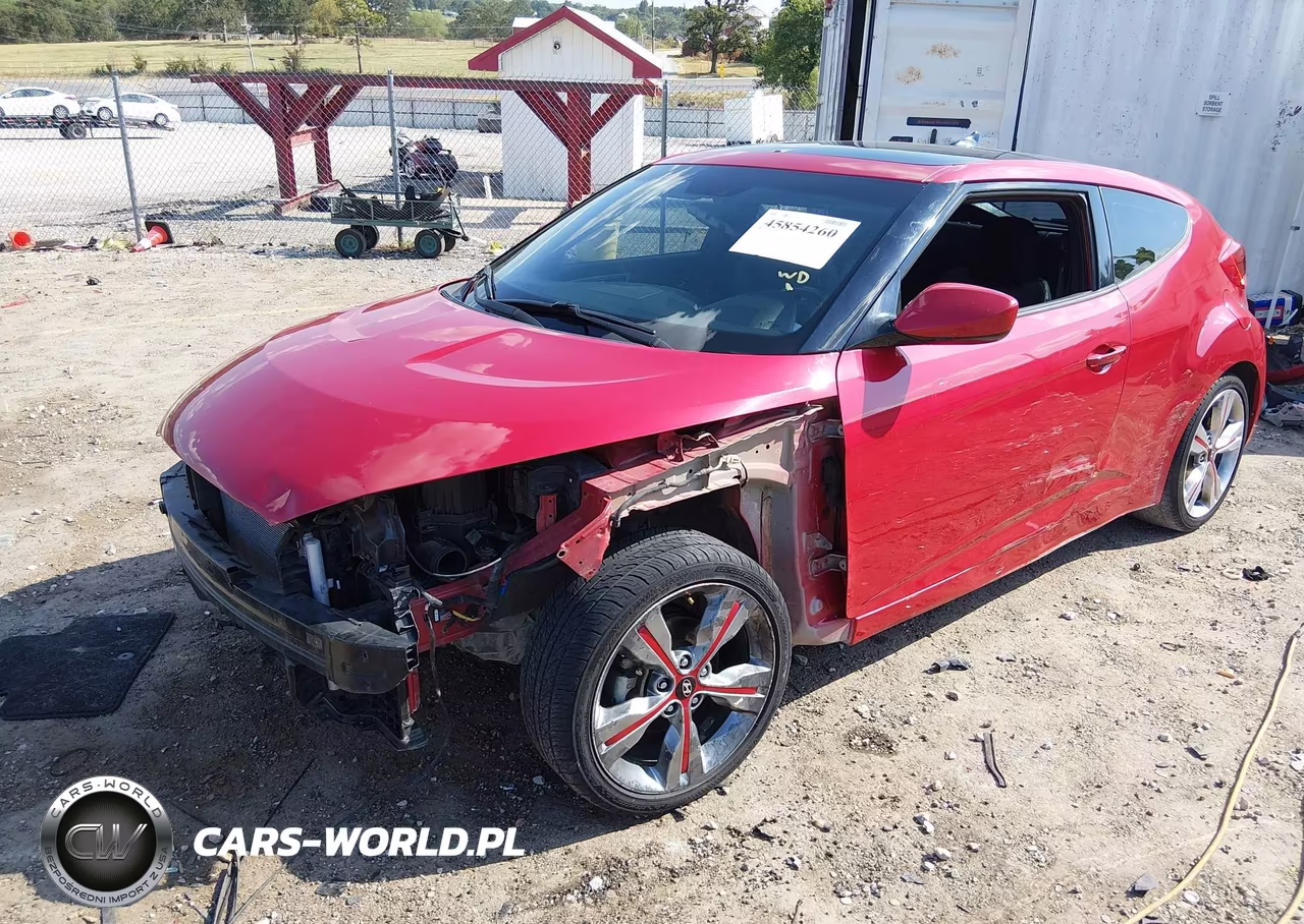 2016 Hyundai Veloster VIN:KMHTC6AD8GU273260 - 2