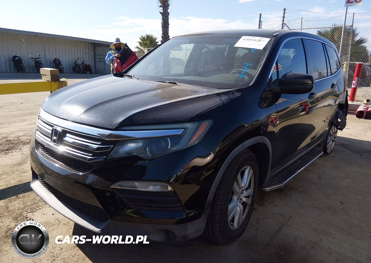 2016 Honda Pilot Lx VIN:5FNYF5H15GB014404 - 2