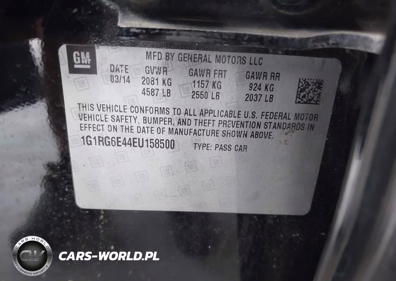 2014 Chevrolet Volt VIN:1G1RG6E44EU158500 - 9