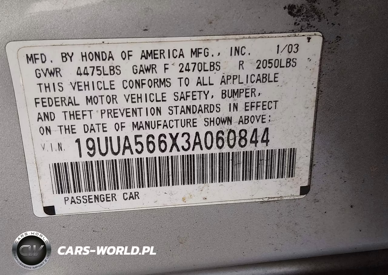 2003 Acura Tl 3.2 VIN:19UUA566X3A060844 - 9