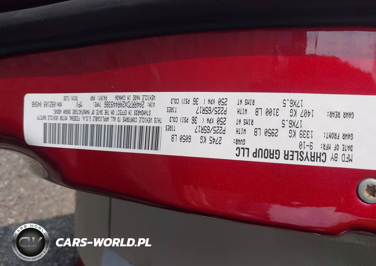 2010 Chrysler Town & Country New Limited VIN:2A4RR7DX2AR449386 - 9