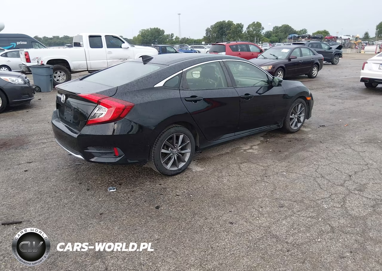 2019 Honda Civic Ex VIN:JHMFC1F30KX003384 - 4