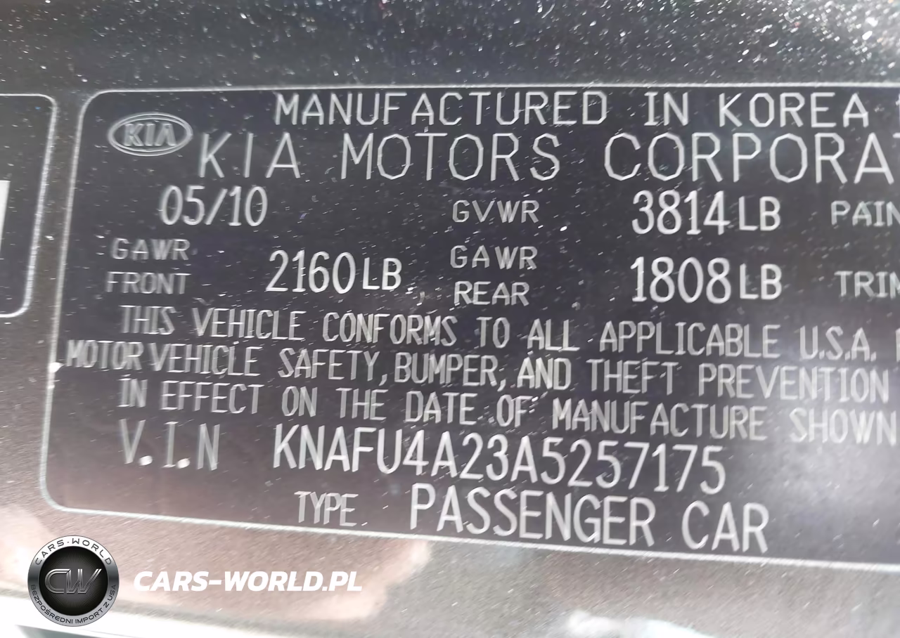 2010 Kia Forte Ex VIN:KNAFU4A23A5257175 - 9
