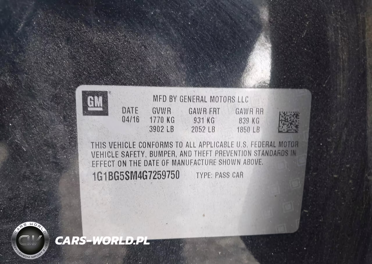 2016 Chevrolet Cruze Premier Auto VIN:1G1BG5SM4G7259750 - 9