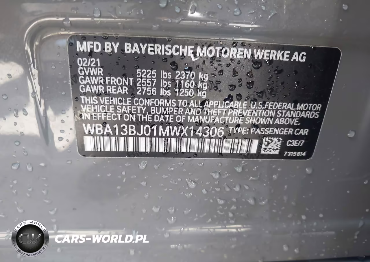 2021 BMW 530 Xi VIN:WBA13BJ01MWX14306 - 9