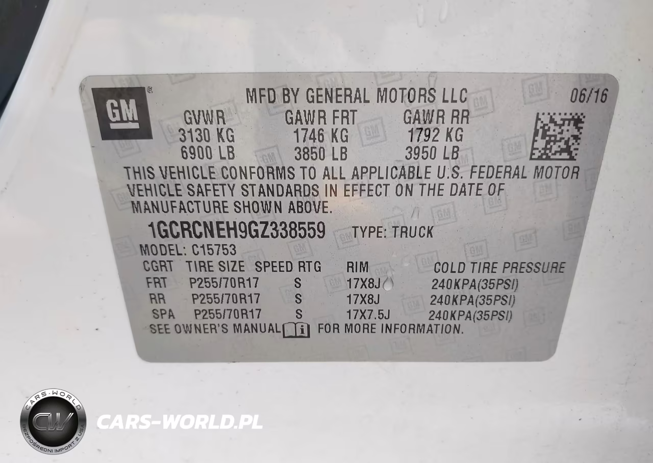 2016 Chevrolet Silverado 1500 Work Truck VIN:1GCRCNEH9GZ338559 - 9