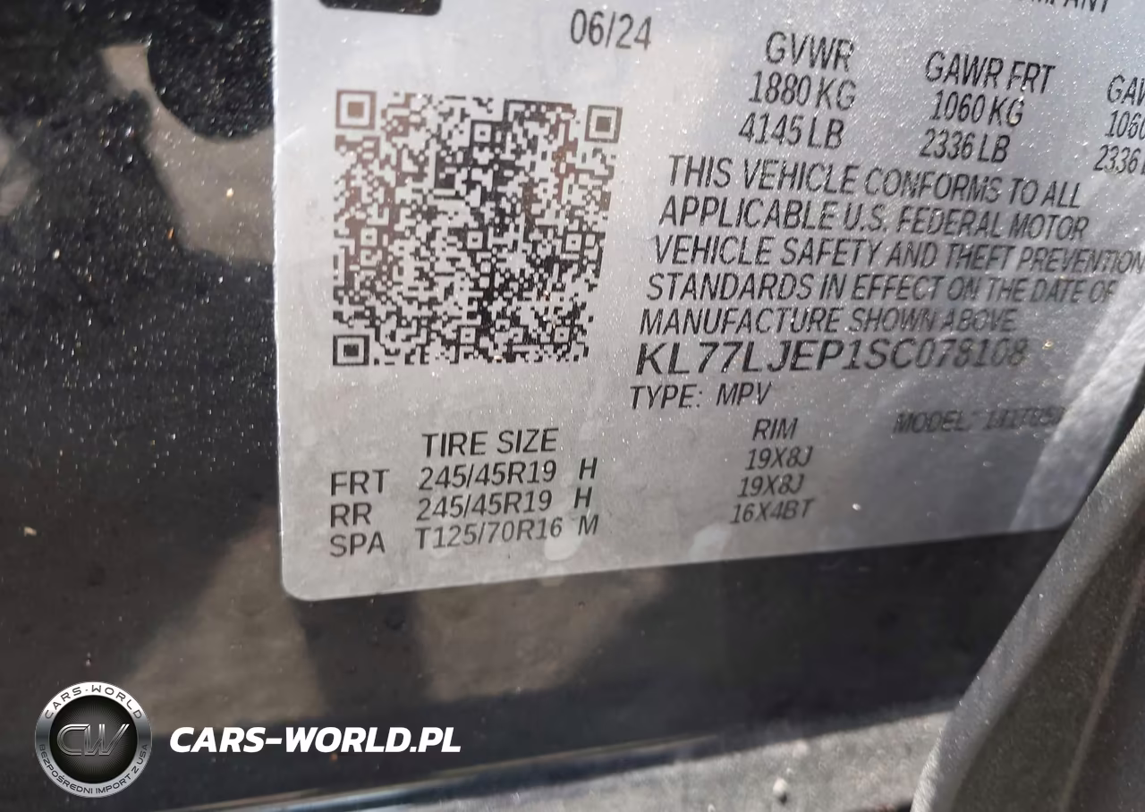 2025 Chevrolet Trax Fwd 2Rs VIN:KL77LJEP1SC078108 - 9