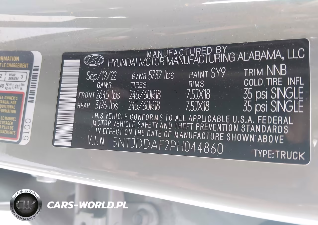 2023 Hyundai Santa Cruz Sel Premium VIN:5NTJDDAF2PH044860 - 9