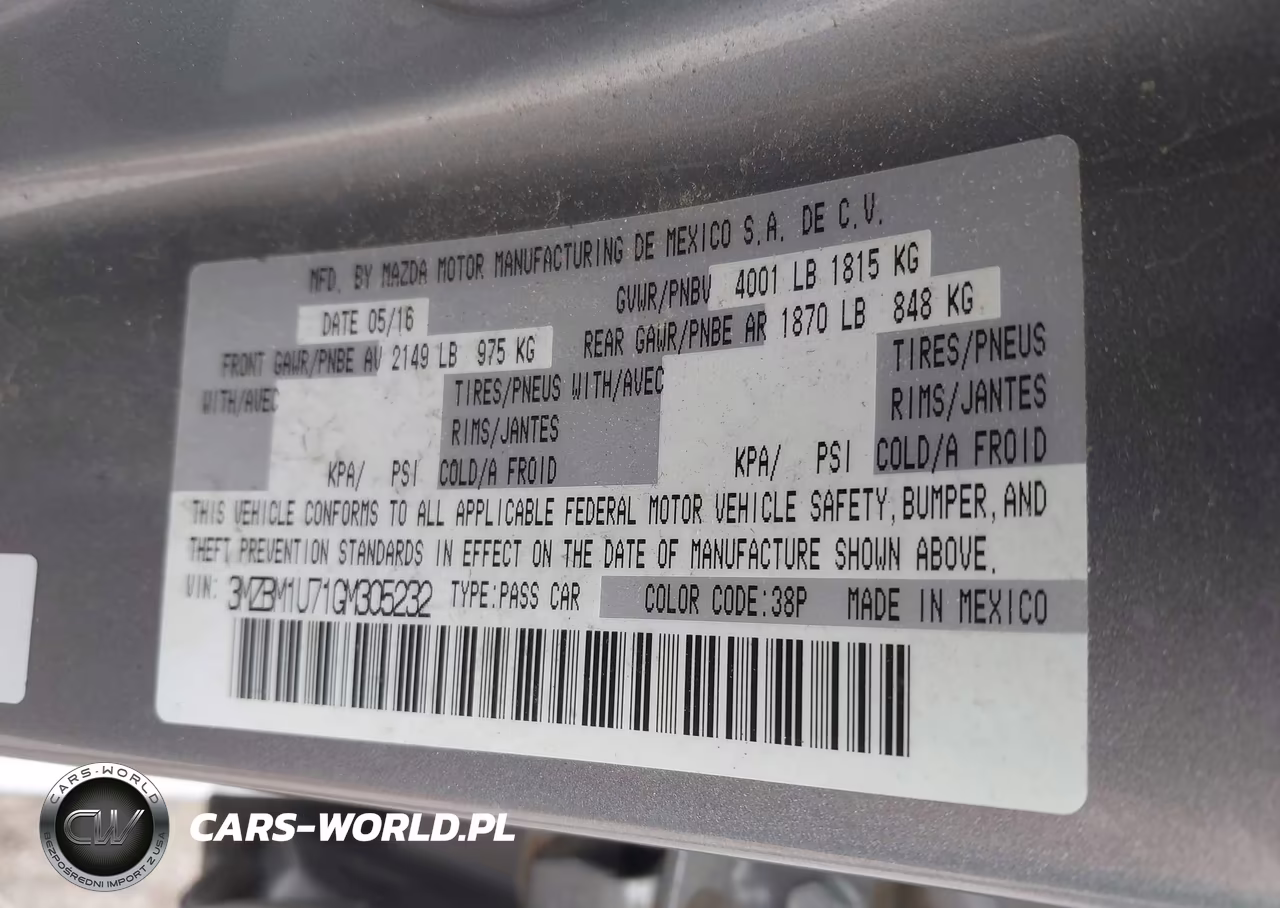 2016 Mazda Mazda3 I Sport VIN:3MZBM1U71GM305232 - 9