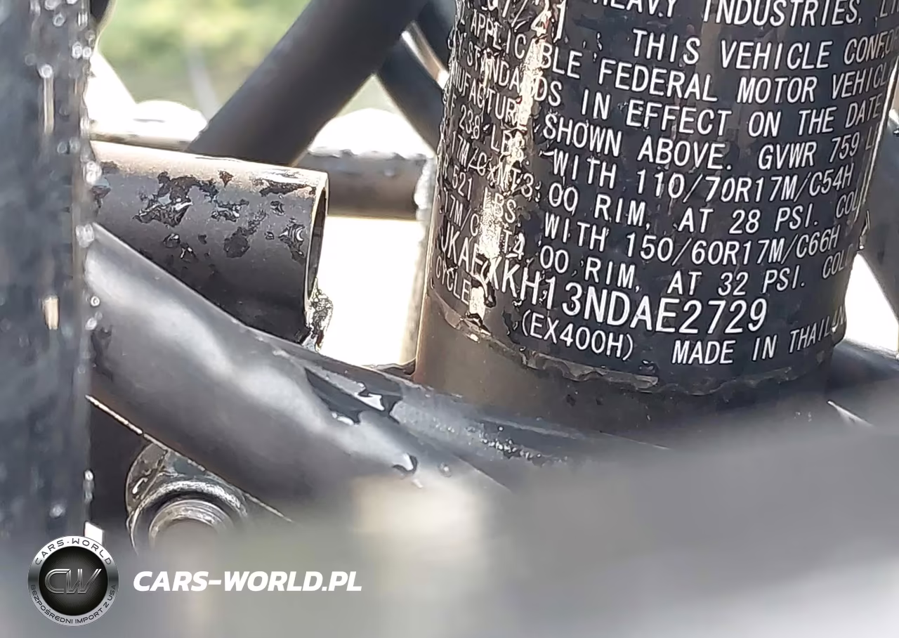 2022 Kawasaki Ex400 VIN:JKAEXKH13NDAE2729 - 10