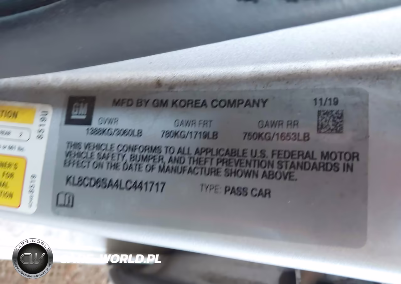 2020 Chevrolet Spark Fwd 1Lt Automatic VIN:KL8CD6SA4LC441717 - 9