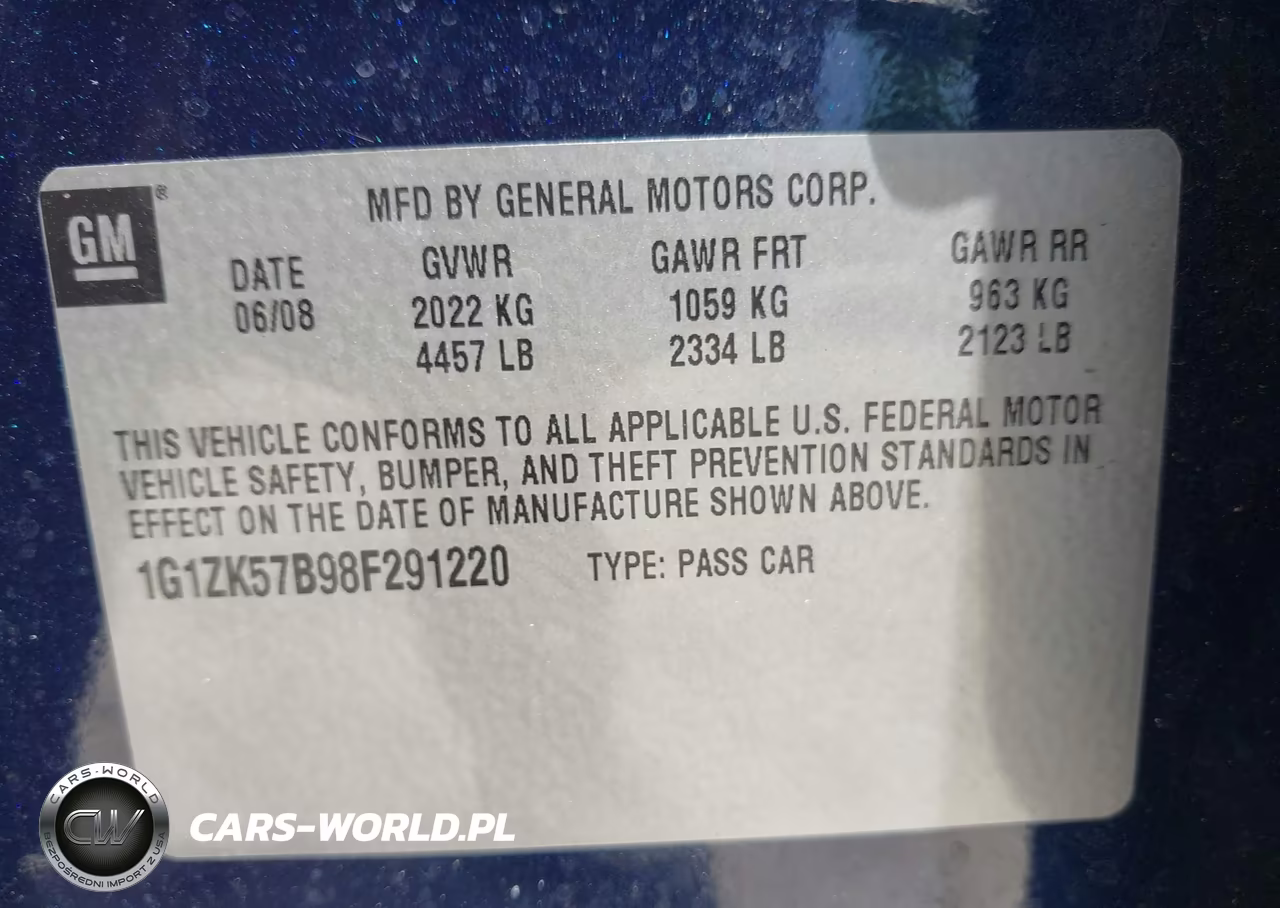 2008 Chevrolet Malibu Ltz VIN:1G1ZK57B98F291220 - 9