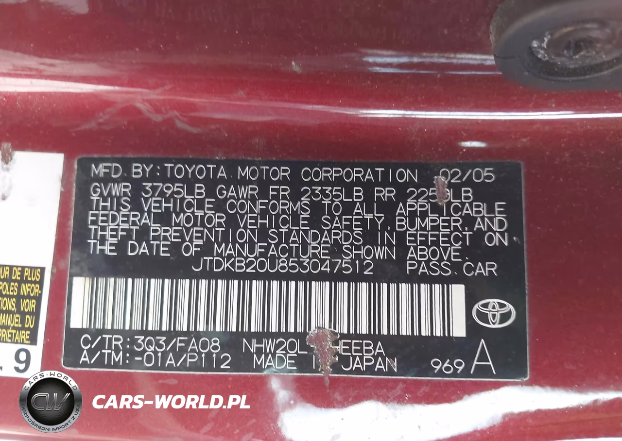 2005 Toyota Prius VIN:JTDKB20U853047512 - 9