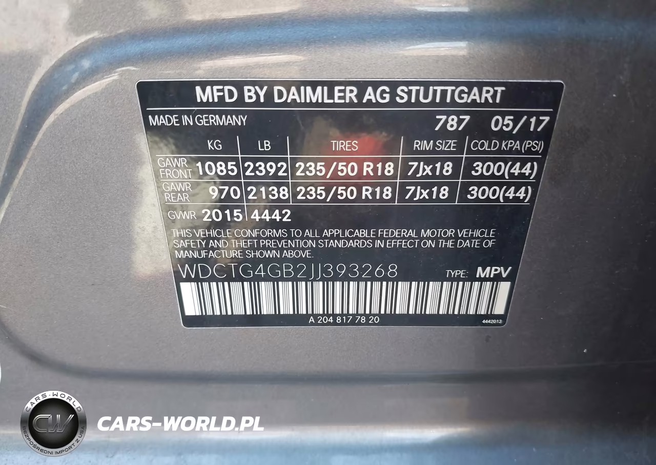 2018 Mercedes-Benz Gla 250 4Matic VIN:WDCTG4GB2JJ393268 - 9