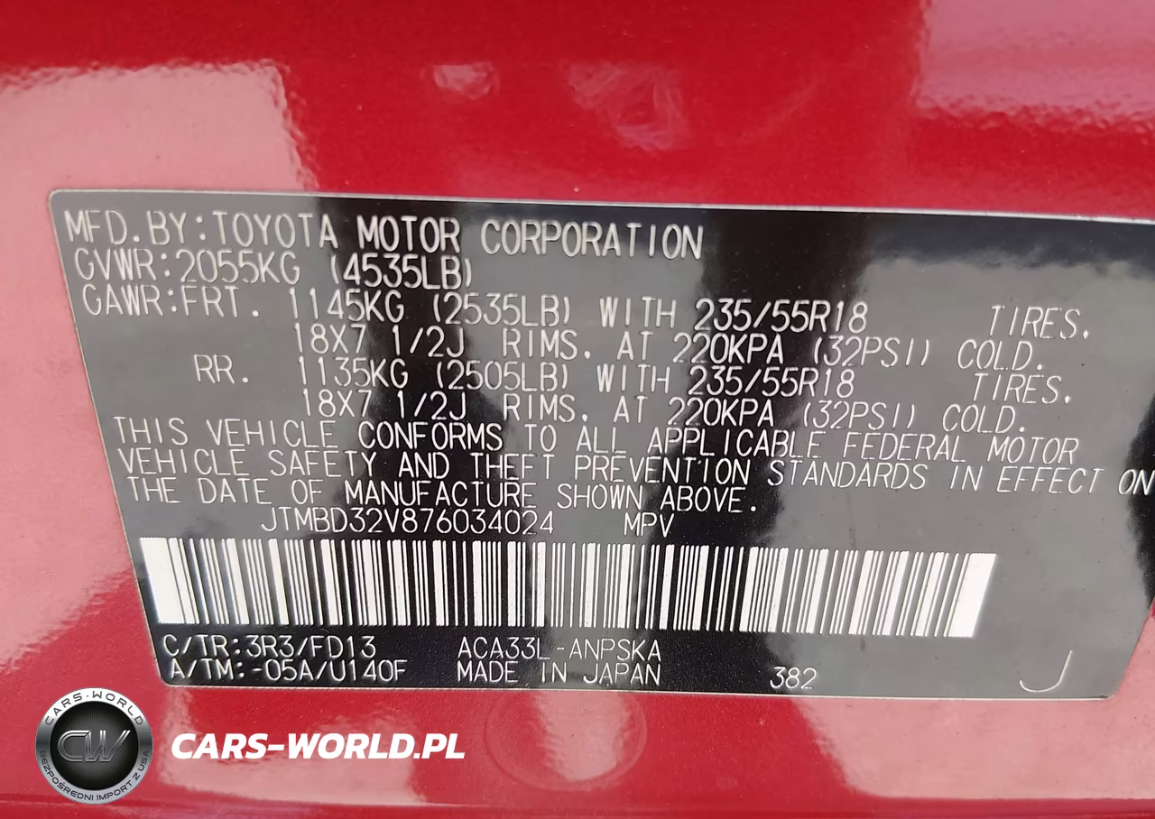 2007 Toyota Rav4 Sport VIN:JTMBD32V876034024 - 9