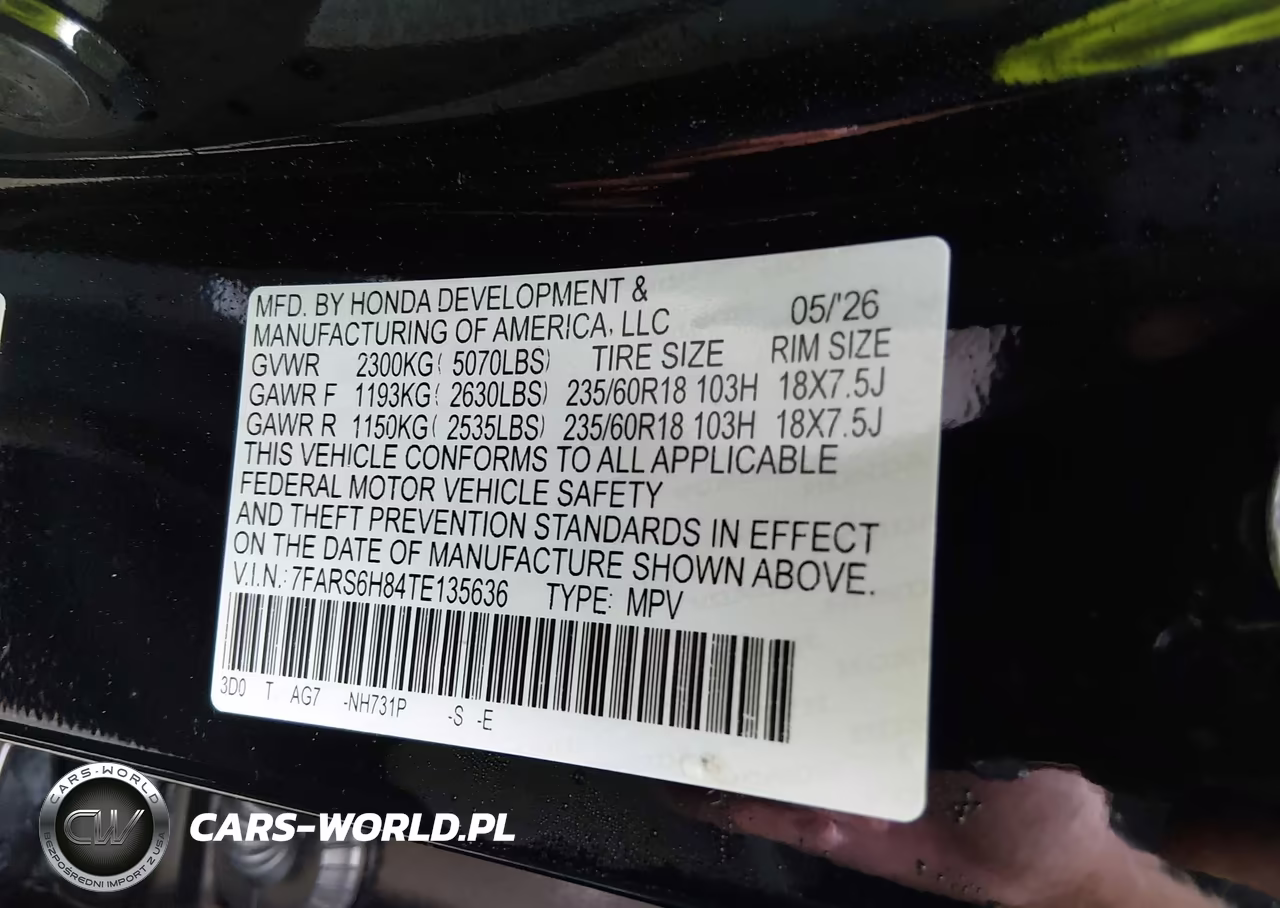 2026 Honda Cr-V Hybrid Awd Sport-L VIN:7FARS6H84TE135636 - 9