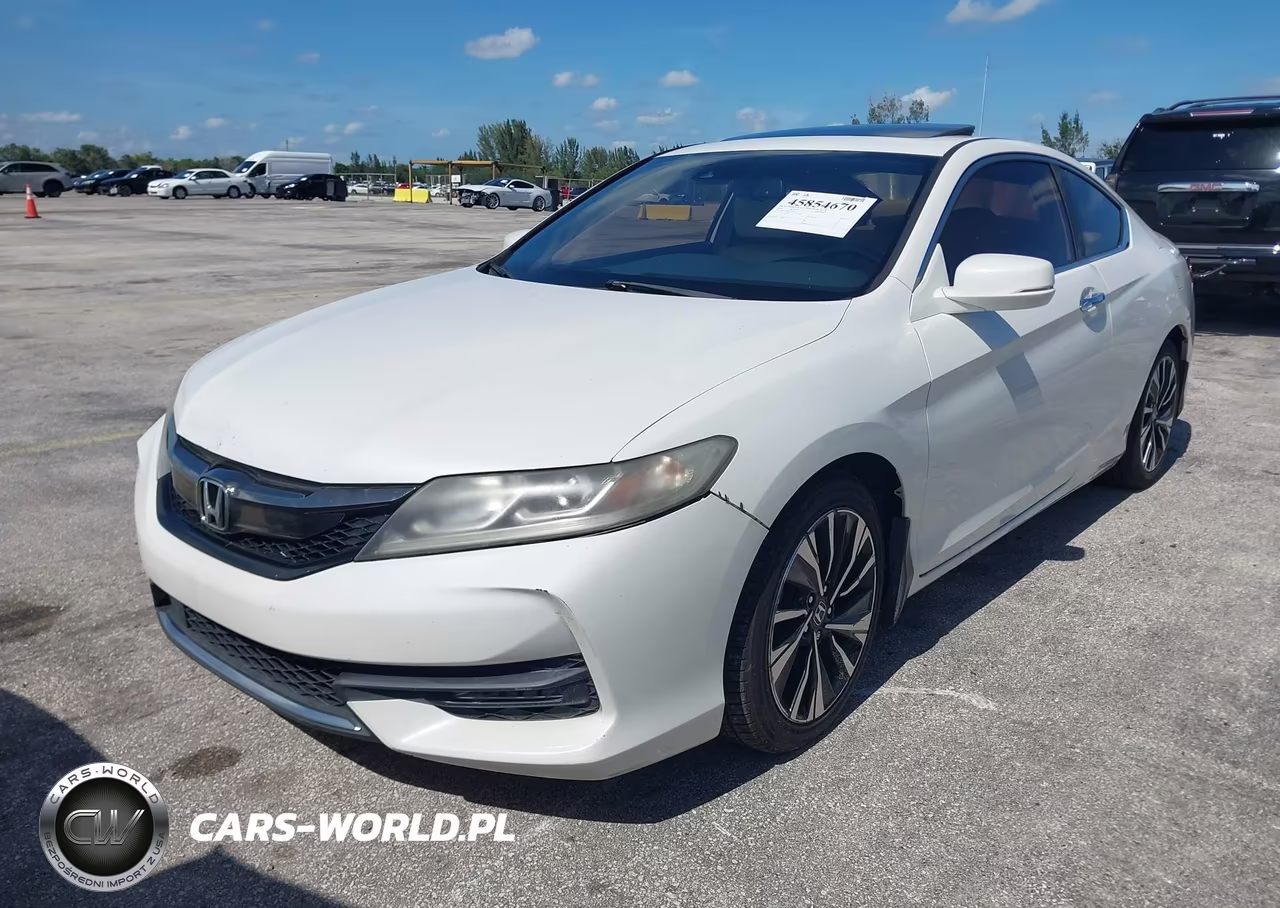 2016 Honda Accord Ex-L VIN:1HGCT1B62GA009154 - 2