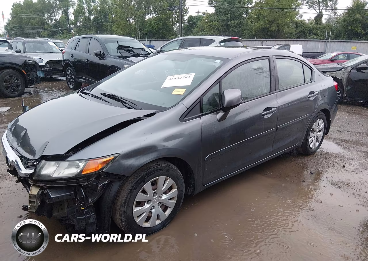 2012 Honda Civic Lx VIN:19XFB2F57CE005050 - 2
