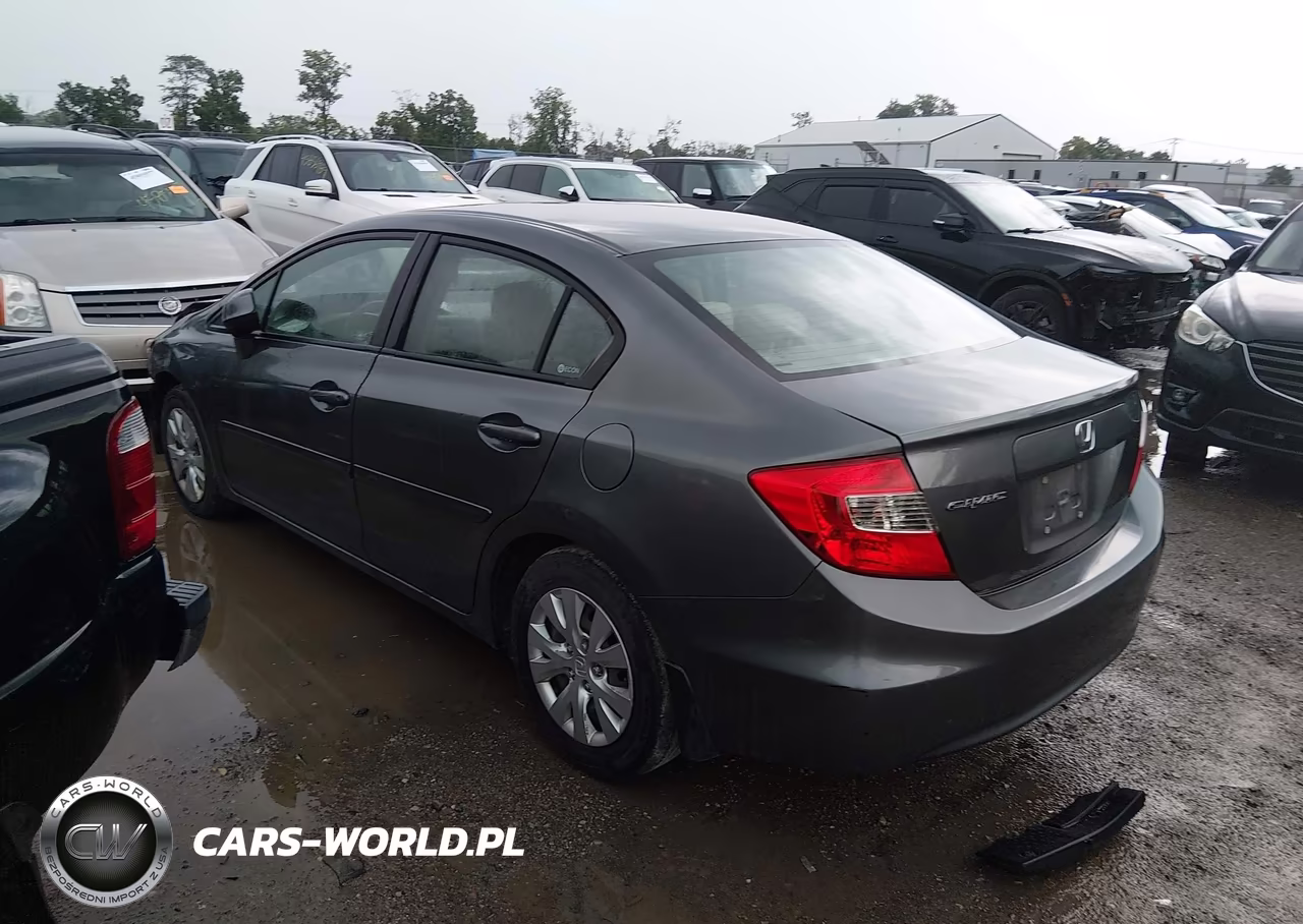 2012 Honda Civic Lx VIN:19XFB2F57CE005050 - 3
