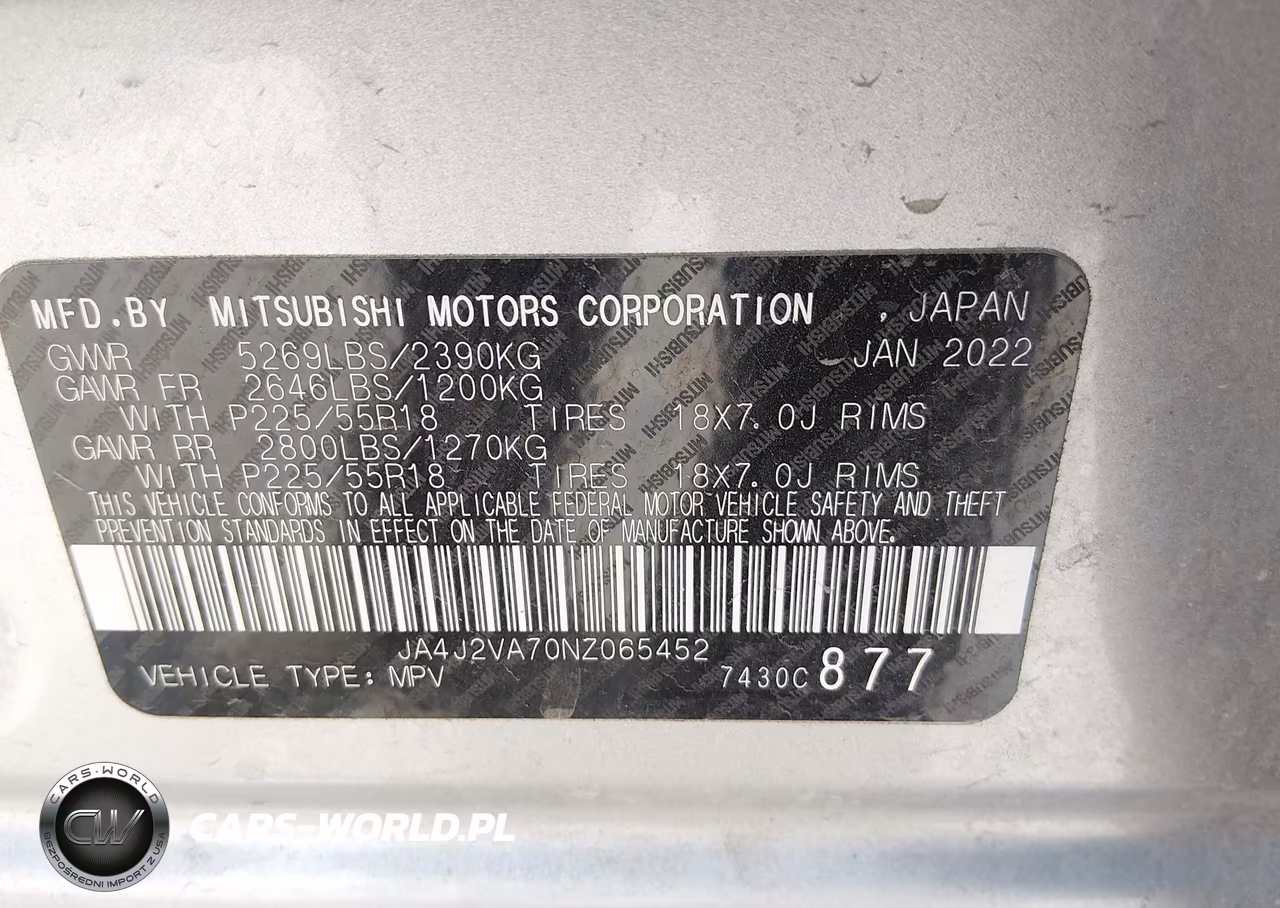 2022 Mitsubishi Outlander Phev Gt S-Awc-Le S-Awc-Sel S-Awc VIN:JA4J2VA70NZ065452 - 9