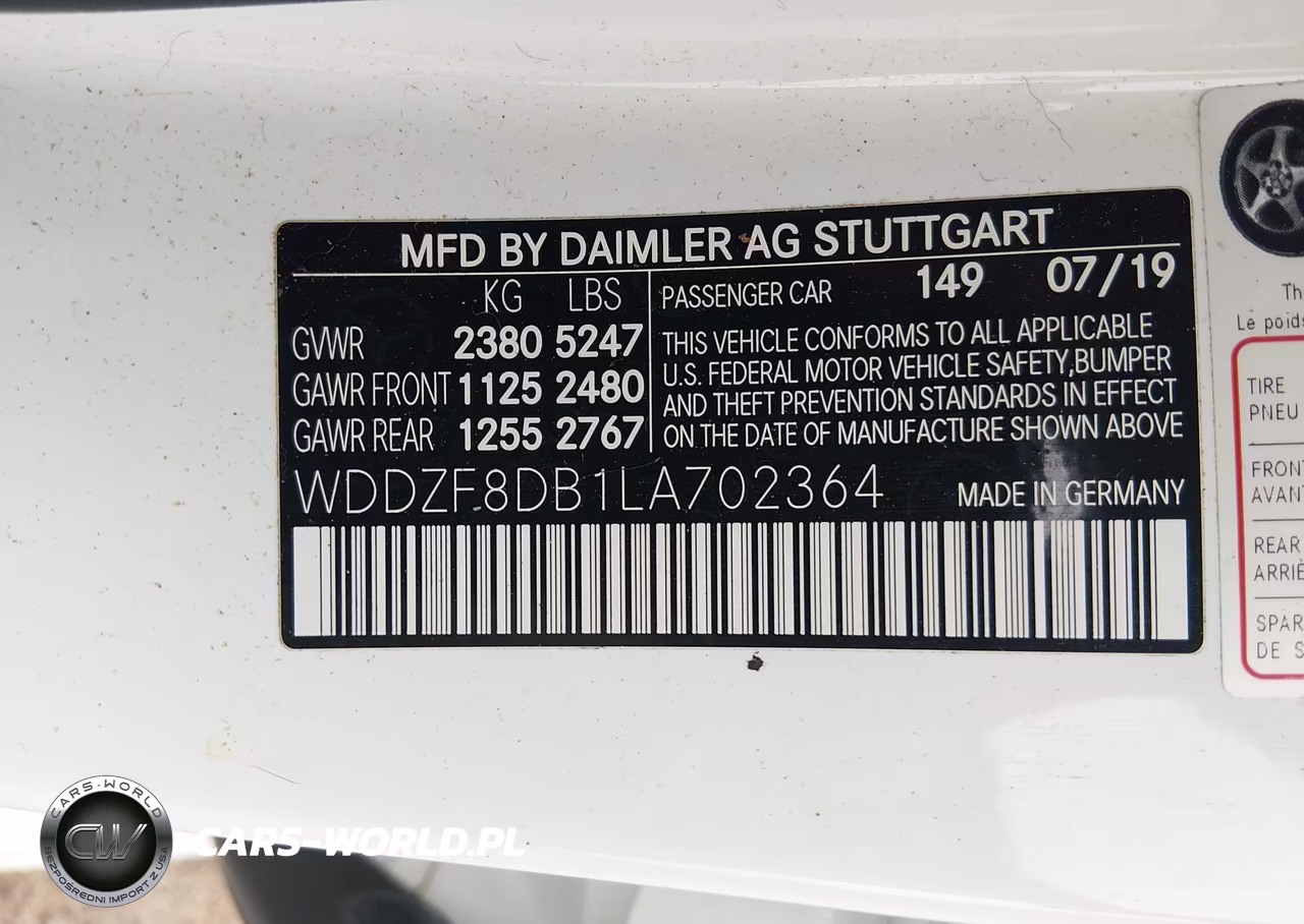 2020 Mercedes-Benz E 350 VIN:WDDZF8DB1LA702364 - 9