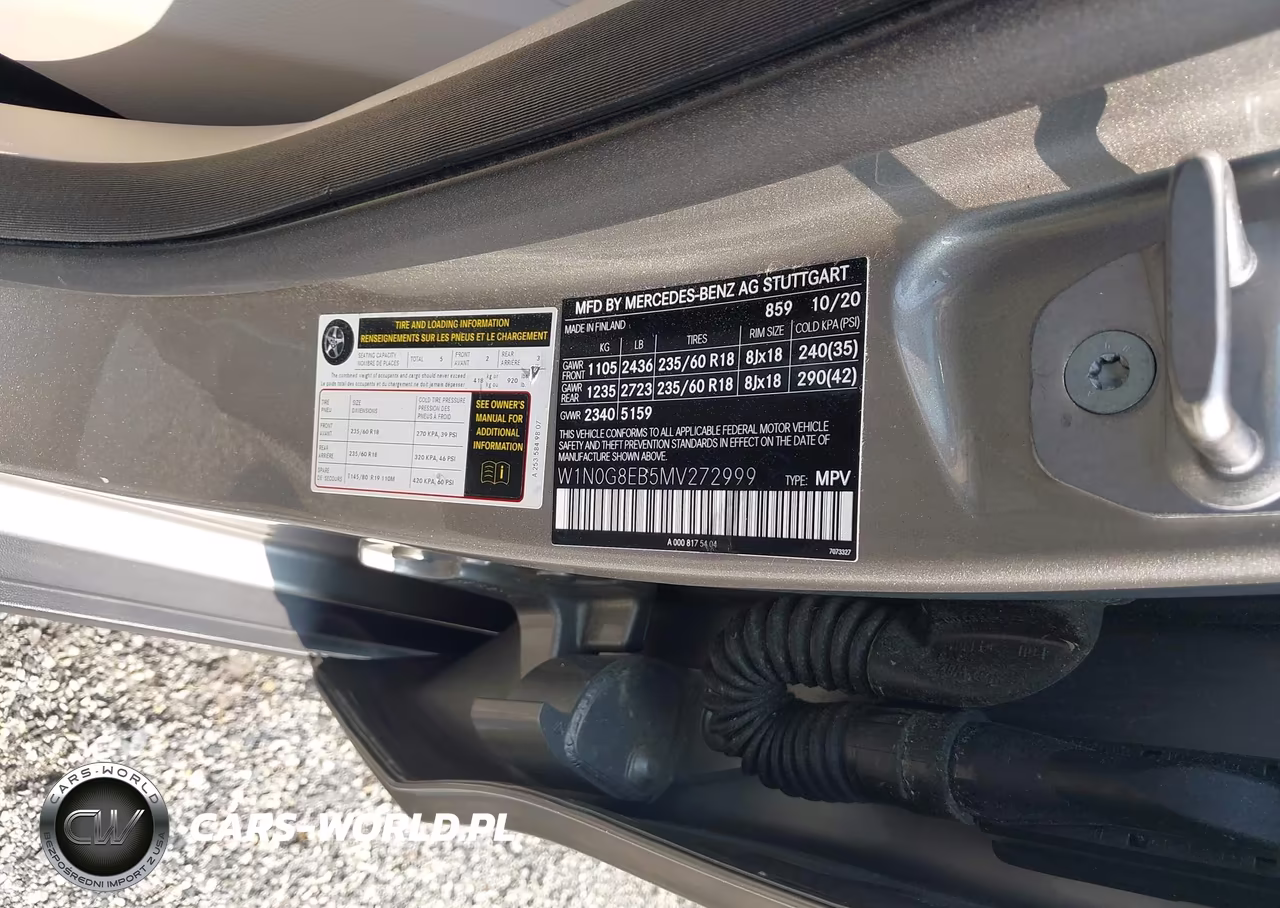 2021 Mercedes-Benz Glc 300 4Matic Suv VIN:W1N0G8EB5MV272999 - 9