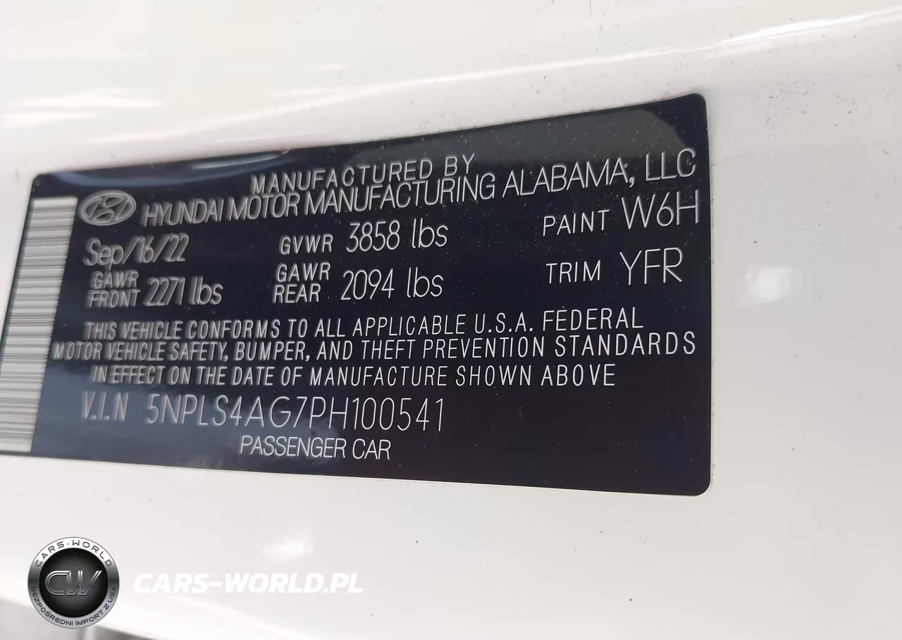 2023 Hyundai Elantra Sel VIN:5NPLS4AG7PH100541 - 9