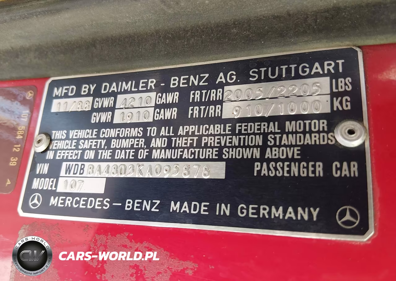 1989 Mercedes-Benz 560 Sl VIN:WDBBA48D3KA095878 - 9