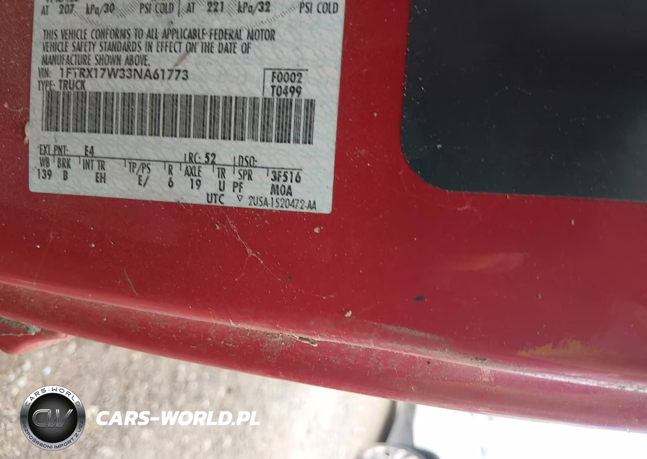 2003 Ford F-150 Lariat-Xl-Xlt VIN:1FTRX17W33NA61773 - 9