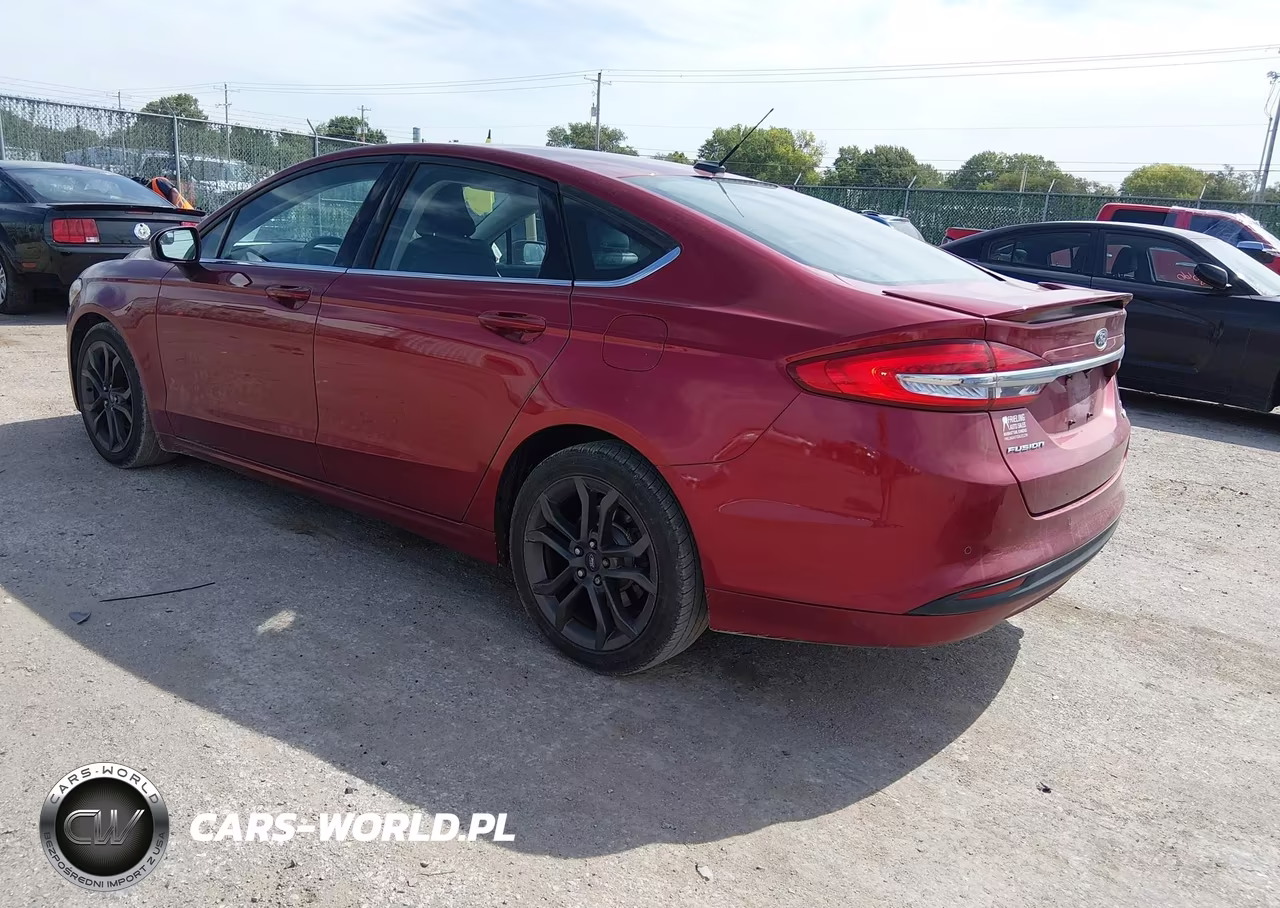 2018 Ford Fusion Se VIN:3FA6P0HD2JR218025 - 3