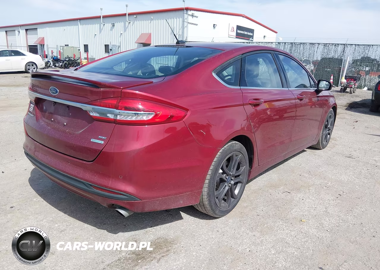 2018 Ford Fusion Se VIN:3FA6P0HD2JR218025 - 4