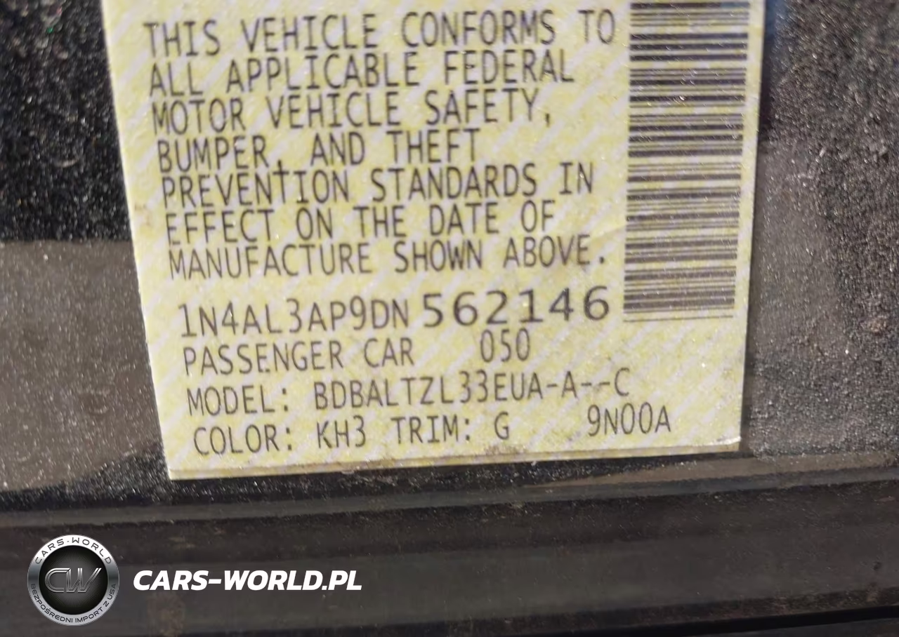 2013 Nissan Altima 2.5 Sv VIN:1N4AL3AP9DN562146 - 9