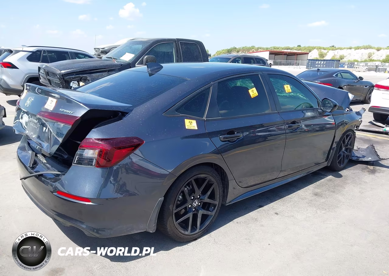 2025 Honda Civic Sport VIN:2HGFE2F56SH596208 - 4