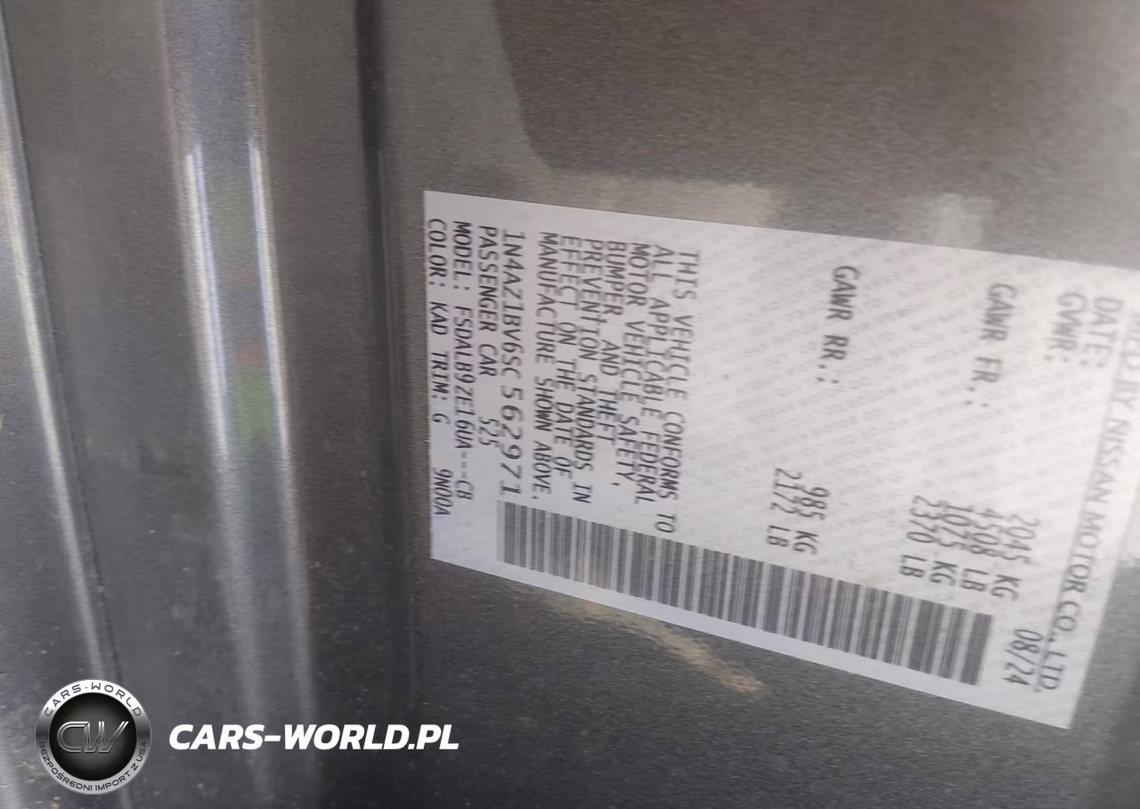 2025 Nissan Leaf S VIN:1N4AZ1BV6SC562971 - 9