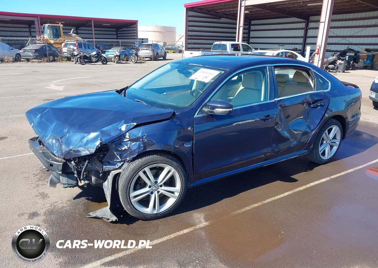 2014 Volkswagen Passat 2.0L Tdi Se VIN:1VWBN7A36EC085814 - 2
