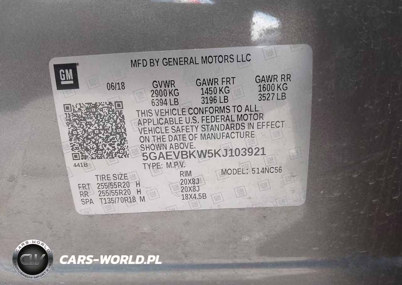 2019 Buick Enclave Awd Premium VIN:5GAEVBKW5KJ103921 - 9