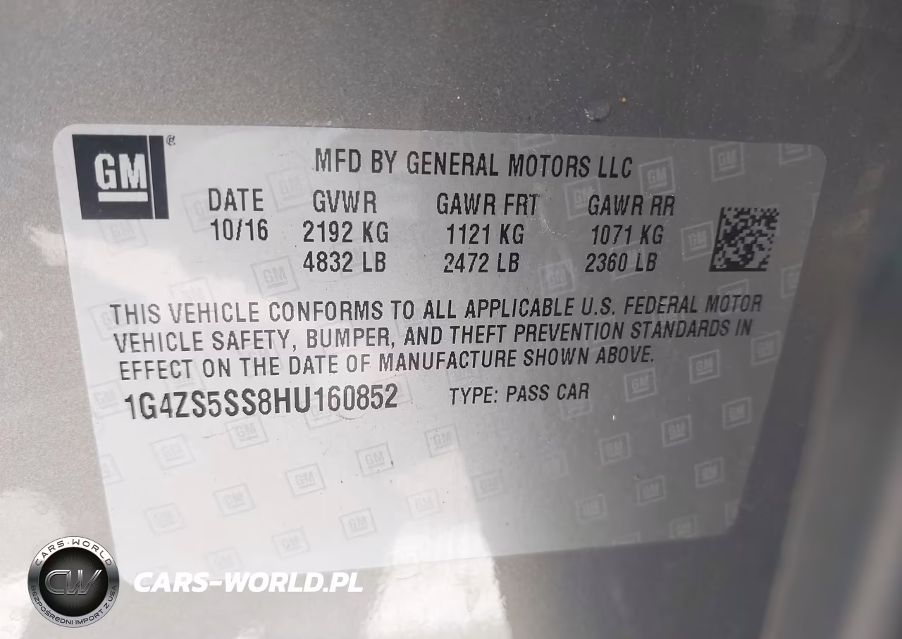 2017 Buick Lacrosse Premium VIN:1G4ZS5SS8HU160852 - 9