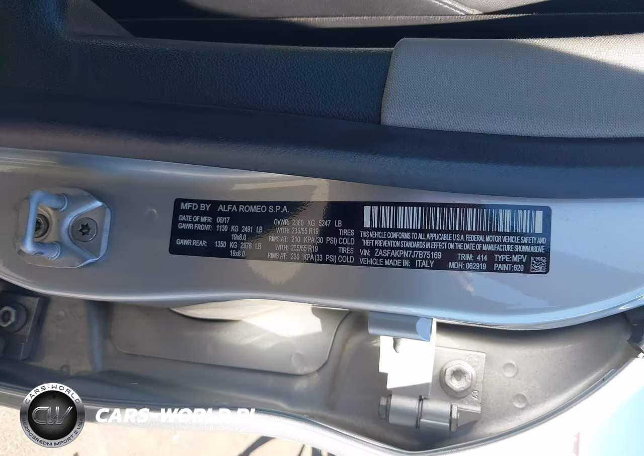 2018 Alfa Romeo Stelvio Sport Awd VIN:ZASFAKPN7J7B75169 - 9