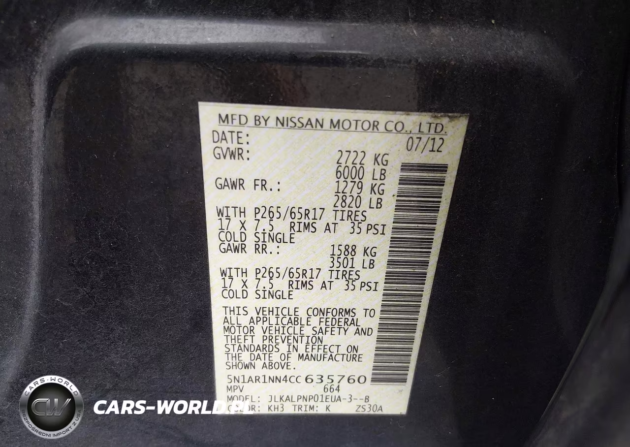 2012 Nissan Pathfinder Silver VIN:5N1AR1NN4CC635760 - 9