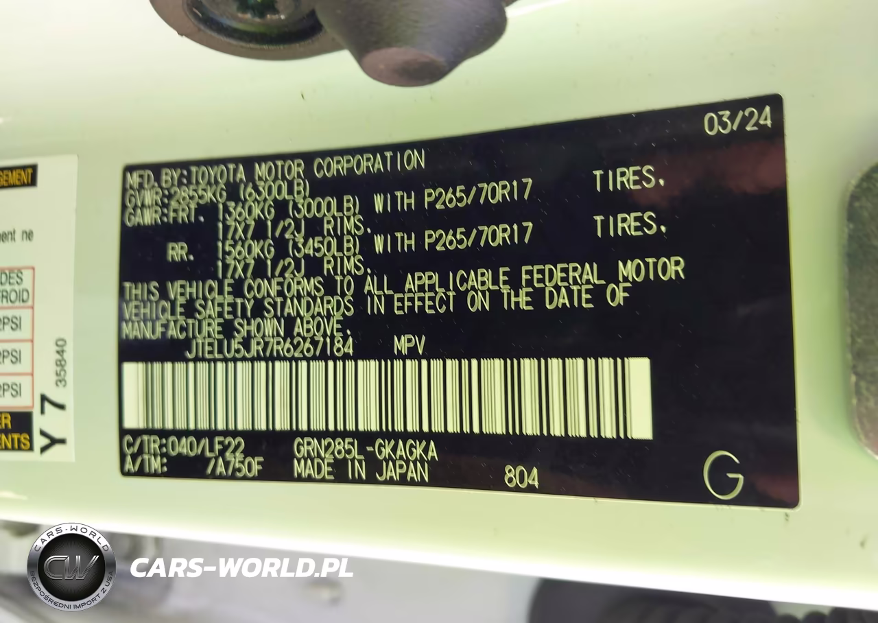 2024 Toyota 4Runner Trd Pro VIN:JTELU5JR7R6267184 - 9
