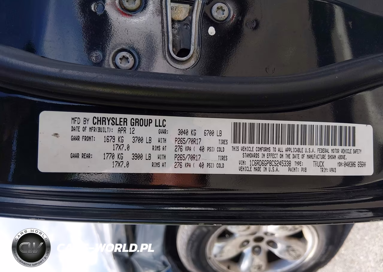 2012 Ram 1500 Slt VIN:1C6RD6GP8CS245338 - 9