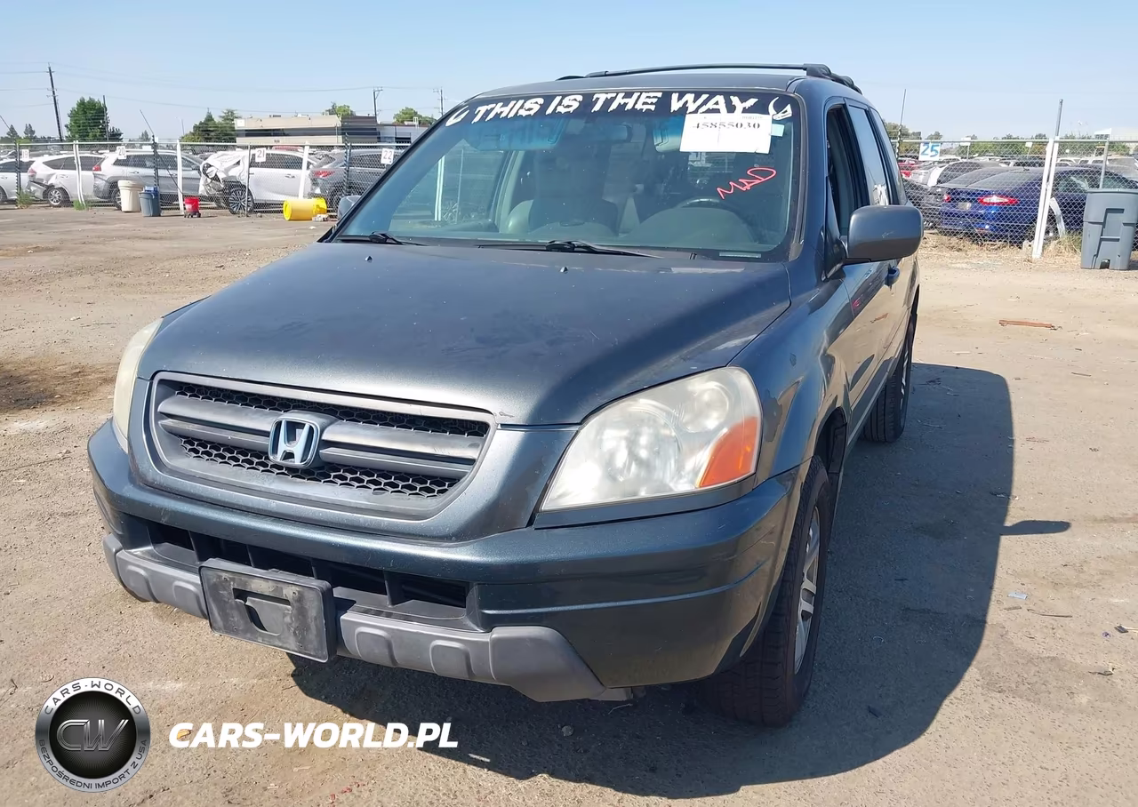2003 Honda Pilot Ex VIN:2HKYF18483H547734 - 2