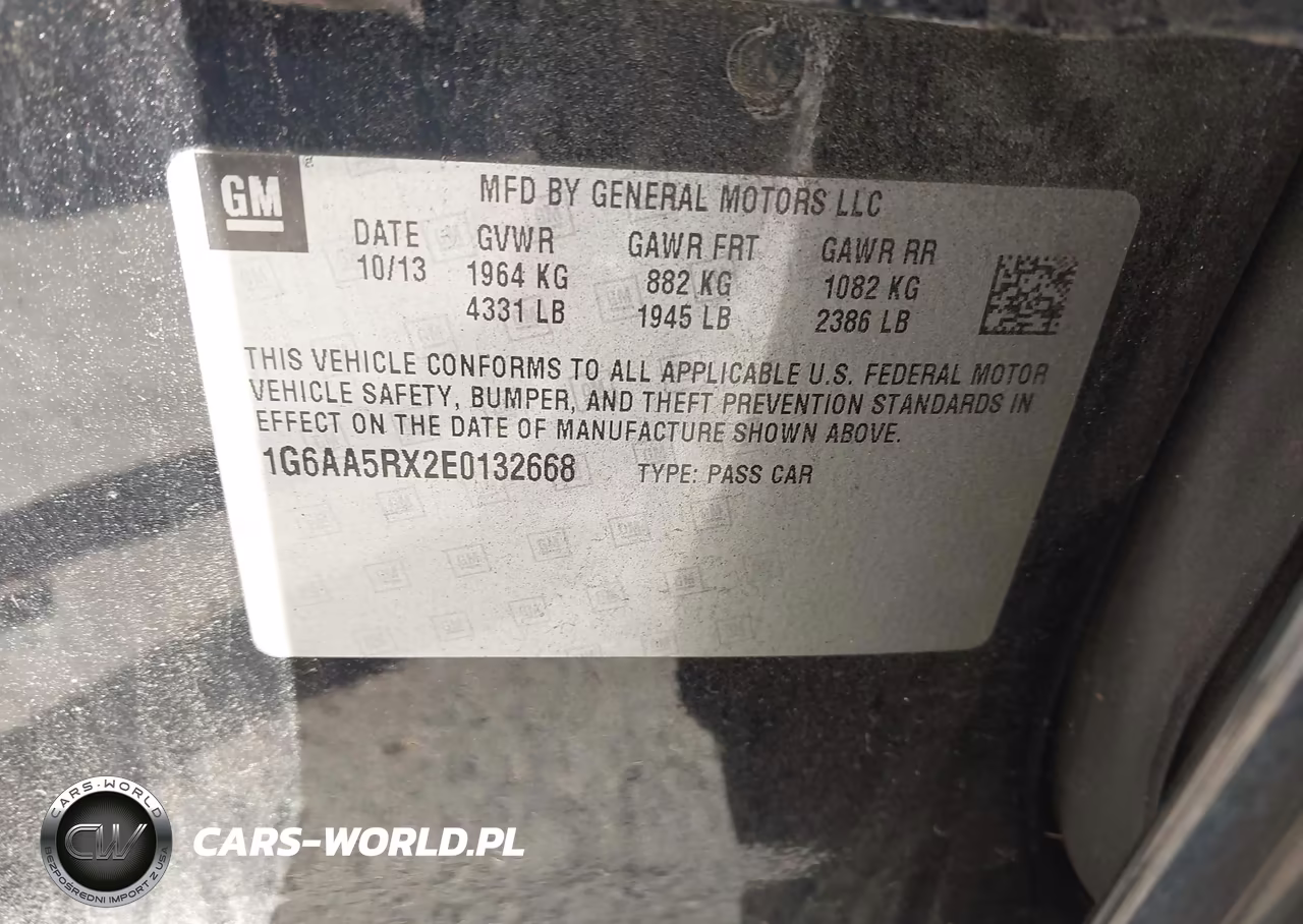 2014 Cadillac Ats Standard VIN:1G6AA5RX2E0132668 - 9