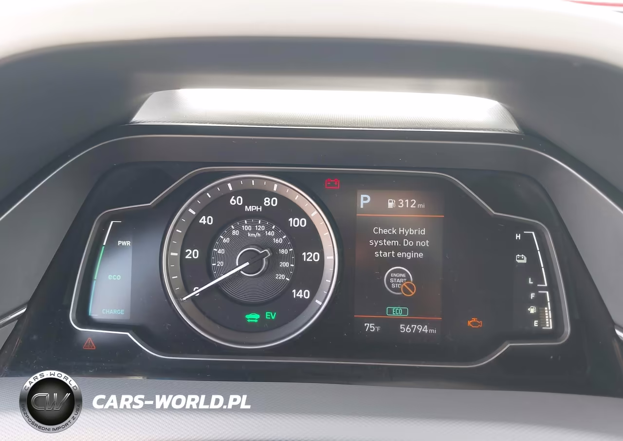 2020 Hyundai Ioniq Hybrid Blue VIN:KMHC65LC7LU232022 - 7