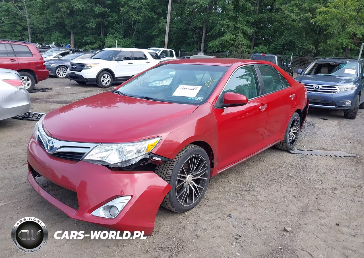 2012 Toyota Camry Hybrid Xle VIN:4T1BD1FK9CU019506 - 2