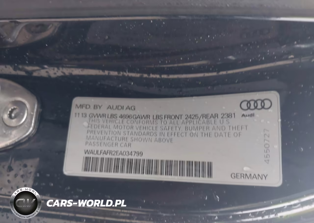 2014 Audi A5 2.0T Premium VIN:WAULFAFR2EA034799 - 9