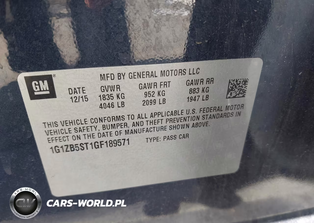 2016 Chevrolet Malibu Ls VIN:1G1ZB5ST1GF189571 - 9
