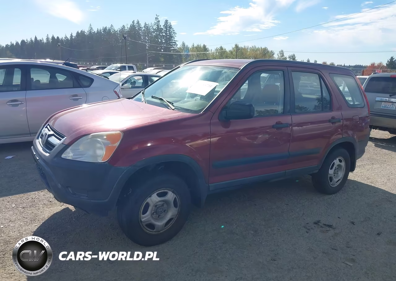 2002 Honda Cr-V Lx VIN:JHLRD68442C007429 - 2